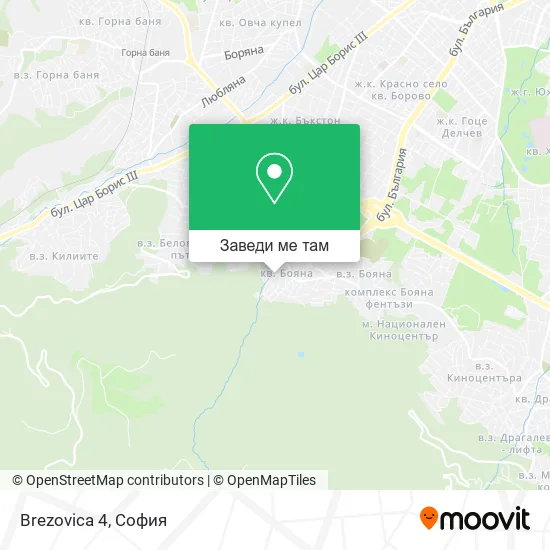 Brezovica 4 карта