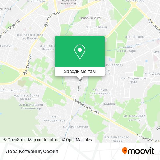 Лора Кетъринг карта