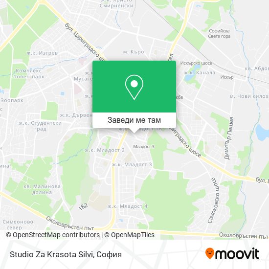 Studio Za Krasota Silvi карта