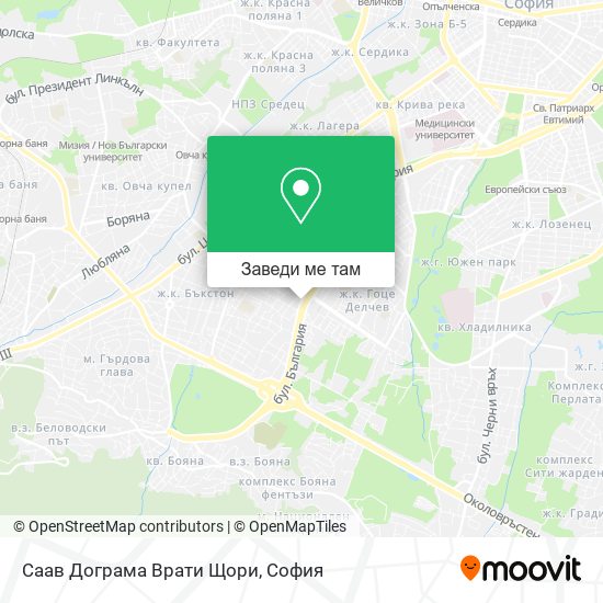 Саав Дограма Врати Щори карта