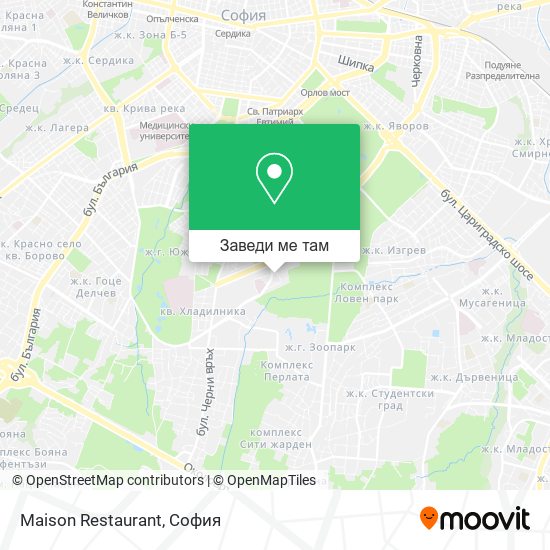Maison Restaurant карта