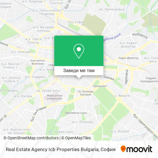 Real Estate Agency Icb Properties Bulgaria карта