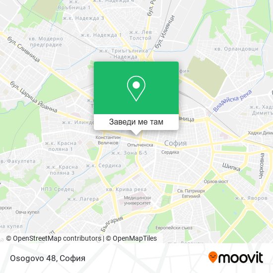 Osogovo 48 карта