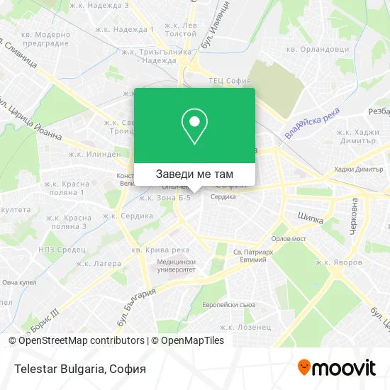 Telestar Bulgaria карта