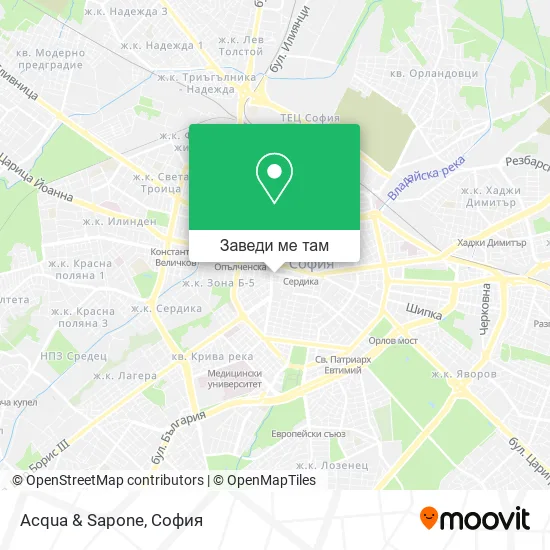 Acqua & Sapone карта