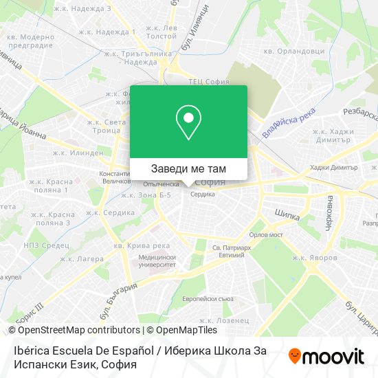 Ibérica Escuela De Español / Иберика Школа За Испански Език карта