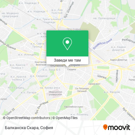 Балканска Скара карта