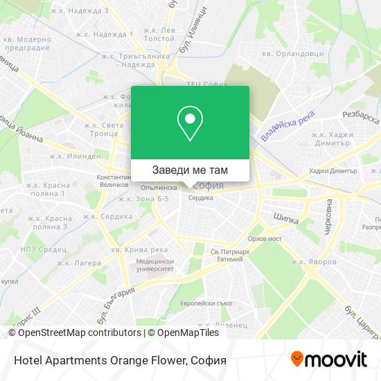 Hotel Apartments Orange Flower карта