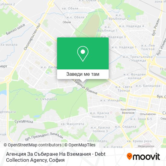 Агенция За Събиране На Вземания - Debt Collection Agency карта