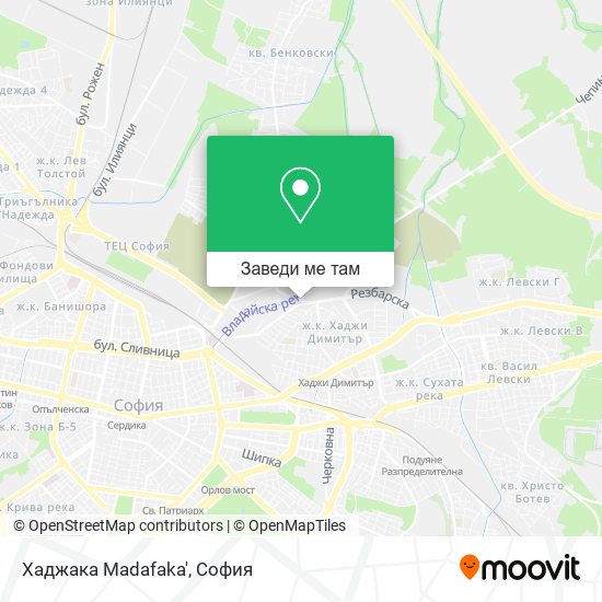 Хаджака Madafaka' карта