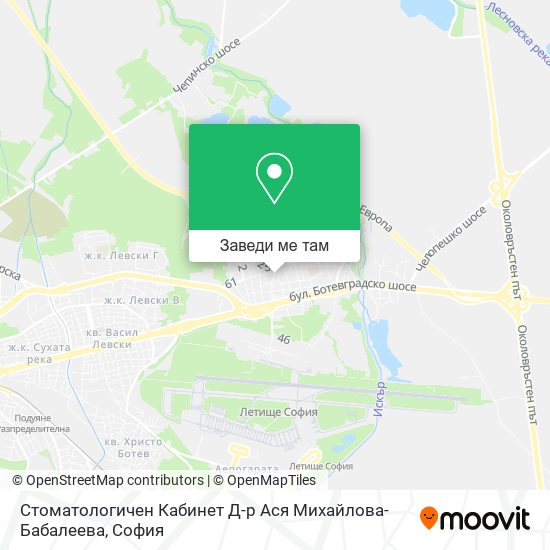 Стоматологичен Кабинет Д-р Ася Михайлова-Бабалеева карта