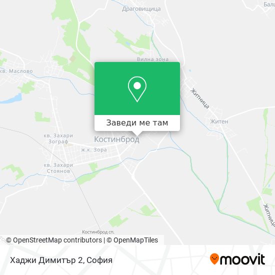 Хаджи Димитър 2 карта