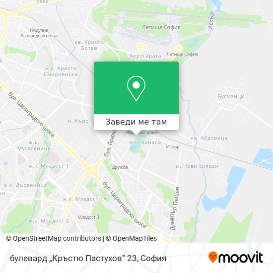 булевард „Кръстю Пастухов“ 23 карта