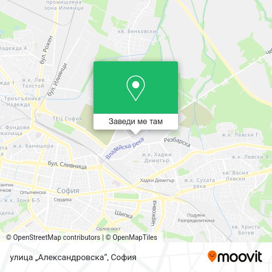 улица „Александровска“ карта