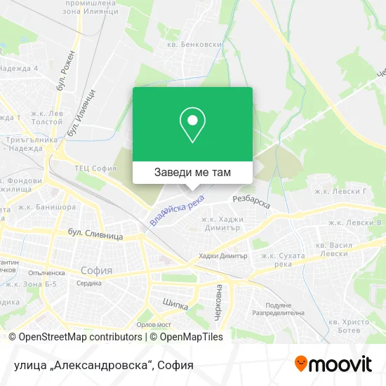 улица „Александровска“ карта