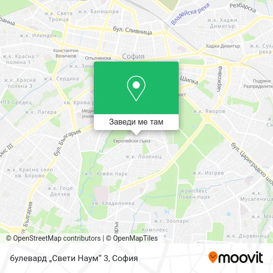 булевард „Свети Наум“ 3 карта