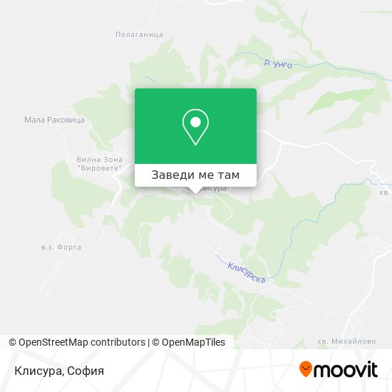 Клисура карта