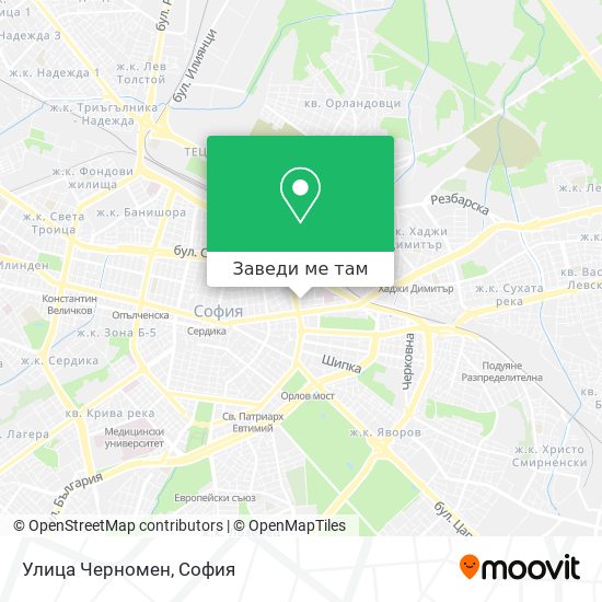 Улица Черномен карта