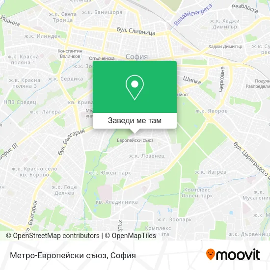 Метро-Европейски съюз карта