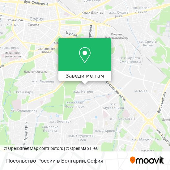 Посольство России в Болгарии карта