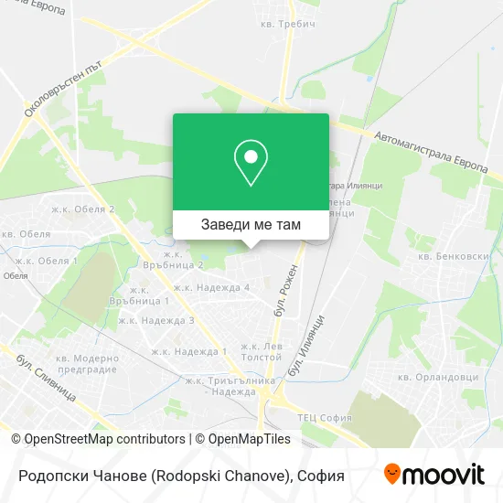 Родопски Чанове (Rodopski Chanove) карта