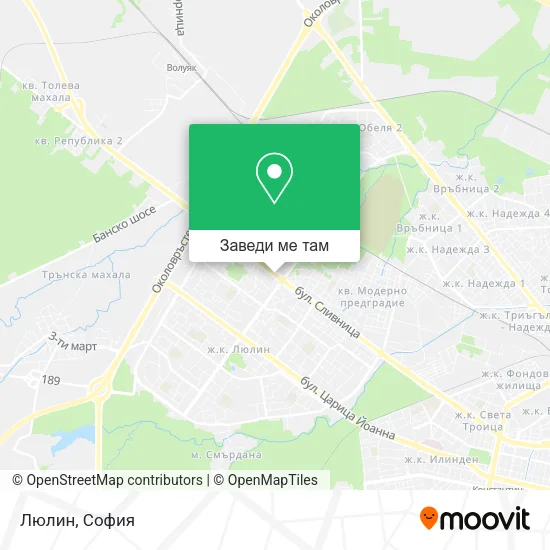 Люлин карта