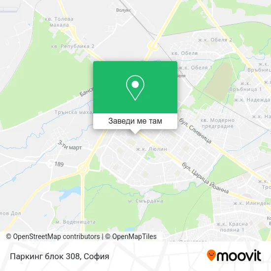 Паркинг блок 308 карта