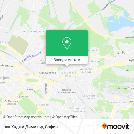жк Хаджи Димитър карта