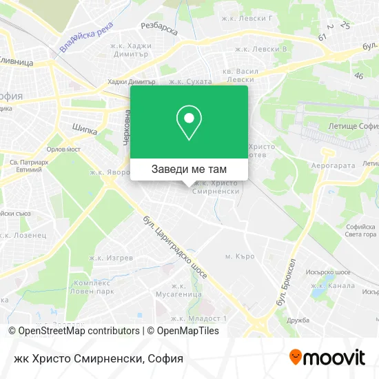 жк Христо Смирненски карта