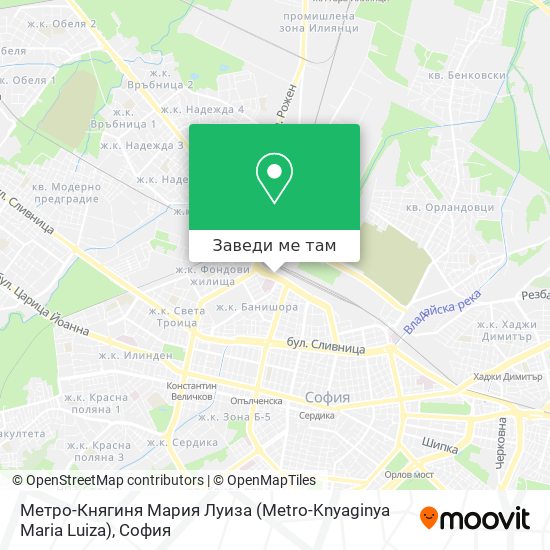 Метро-Княгиня Мария Луиза (Metro-Knyaginya Maria Luiza) карта