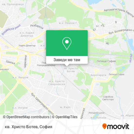 кв. Христо Ботев карта