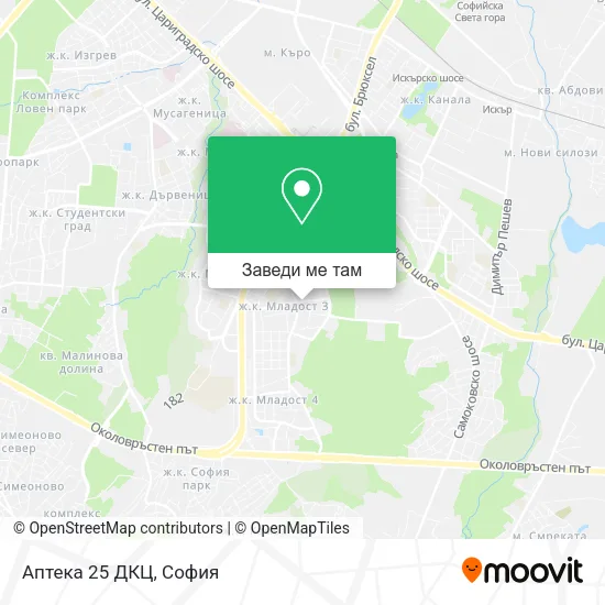 Аптека 25 ДКЦ карта