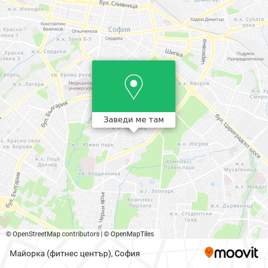 Майорка (фитнес център) карта