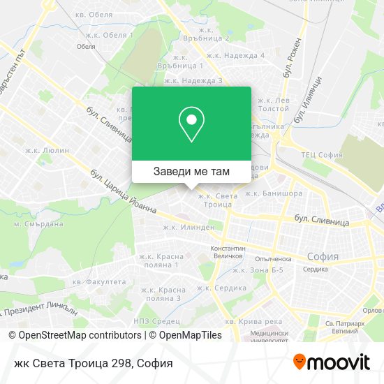 жк Света Троица 298 карта