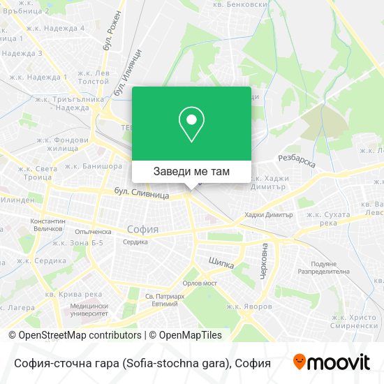 София-сточна гара (Sofia-stochna gara) карта