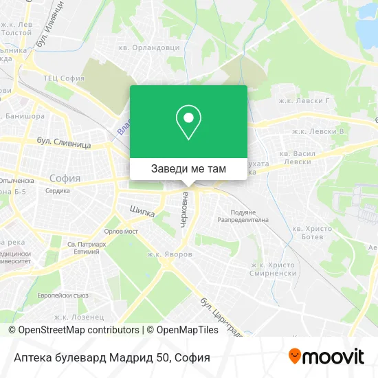 Аптека булевард Мадрид 50 карта