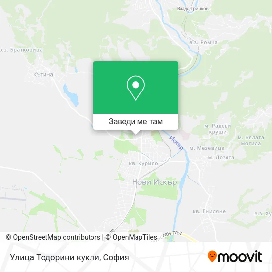 Улица Тодорини кукли карта