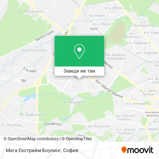 Мега Екстрийм Боулинг карта