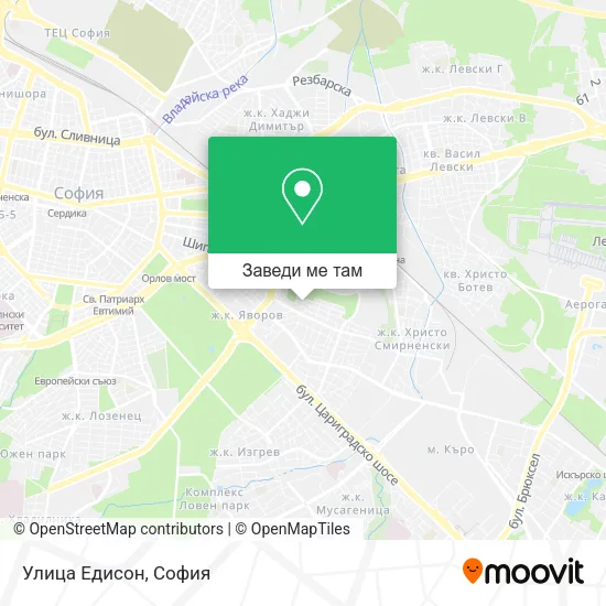 Улица Едисон карта