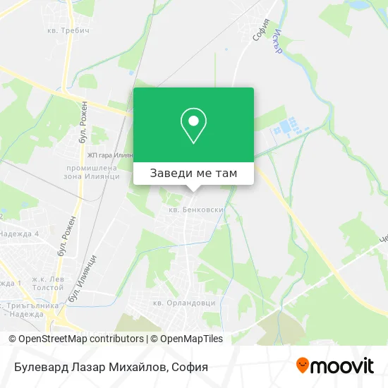 Булевард Лазар Михайлов карта