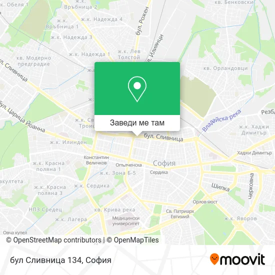 бул Сливница 134 карта