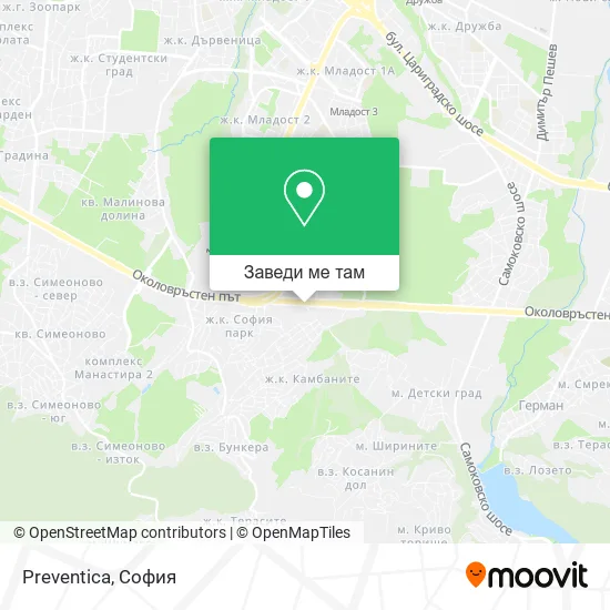 Preventica карта