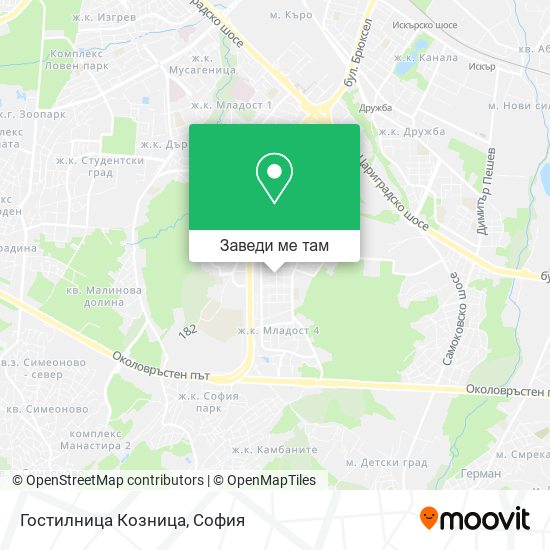 Гостилница Козница карта