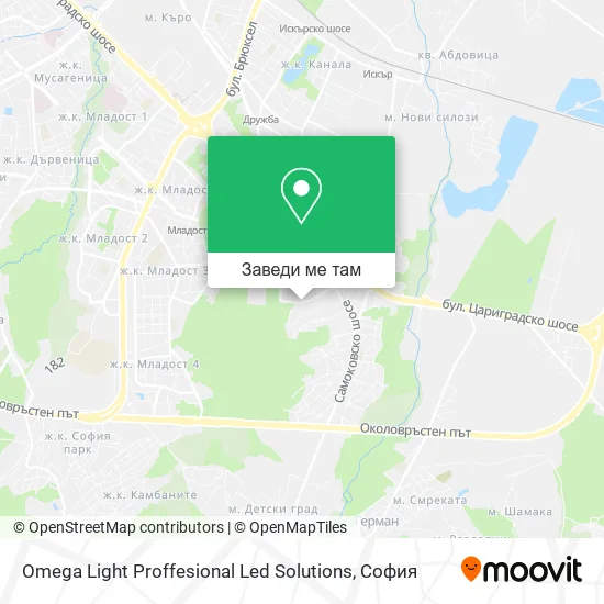Omega Light Proffesional Led Solutions карта