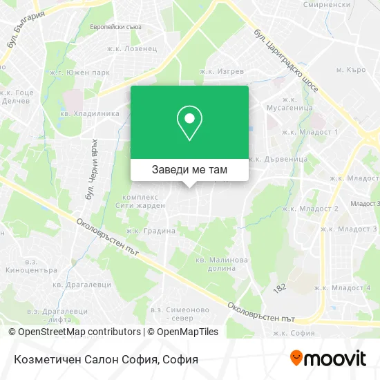 Козметичен Салон София карта