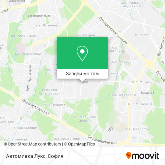 Автомивка Лукс карта