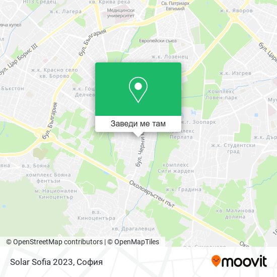 Solar Sofia 2023 карта