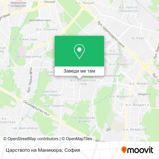 Царството на Маникюра карта