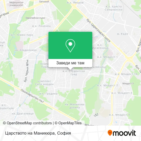 Царството на Маникюра карта