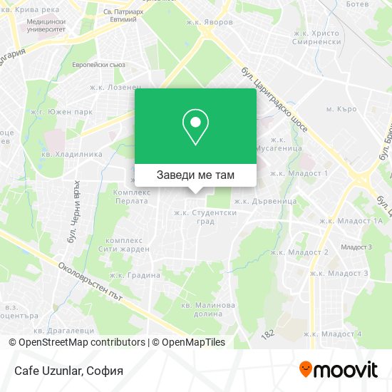 Cafe Uzunlar карта